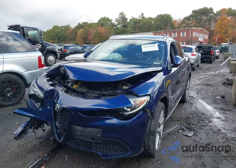 2018 Alfa Romeo Stelvio Ti Awd from USA, damaged, VIN ZASFAKBN1J7B92282